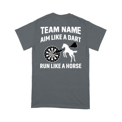 Darts And Horse On Shirt, Custom Darts Team Shirt For Men-Women, Darts For Gift NYN0130