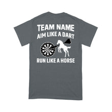 Load image into Gallery viewer, Darts And Horse On Shirt, Custom Darts Team Shirt For Men-Women, Darts For Gift NYN0130