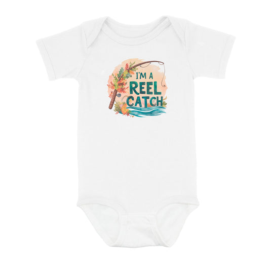 Cute Fall Fishing Infant Fishing Shirt For Newborn Baby, Autumn Baby Bodysuit Fishing Gifts IPHW7137