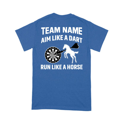 Darts And Horse On Shirt, Custom Darts Team Shirt For Men-Women, Darts For Gift NYN0130