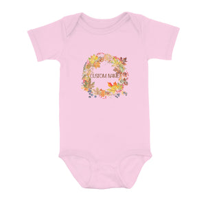 Custom Fall Fishing Infant Fishing Shirts, Fall Fishing Baby Onesie Thanksgiving Newborn IPHW7141