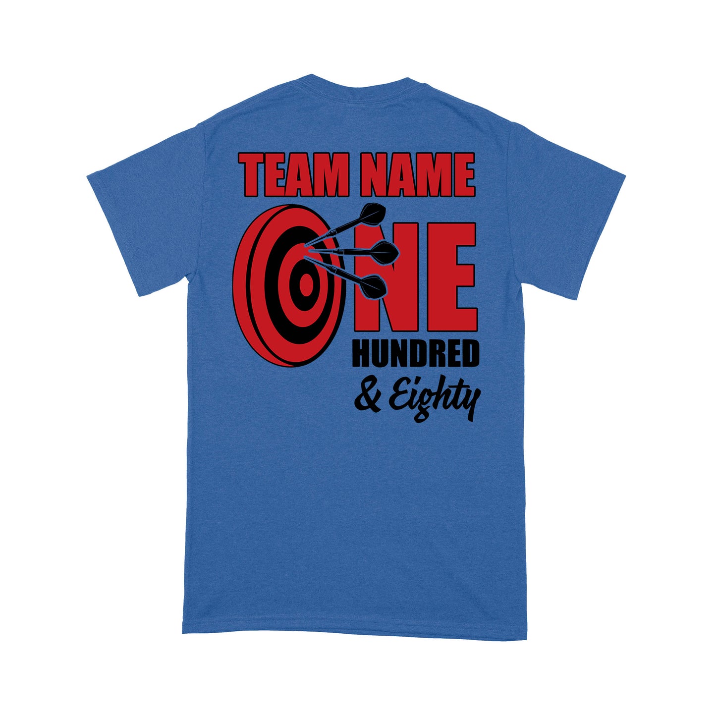 One Hundred & Eighty Custom Dart Team Shirts For Men-Women, Darts For Gift NYN0180