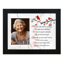 Load image into Gallery viewer, Memorial Shadow Box, Cardinal Picture Frame Sympathy Gifts for Loss of Loved One Memory Frame 3.5x5 TND3