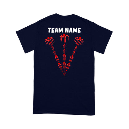 Red Dart Arrows Custom Dart Team Shirts For Men-Women, Darts For Gift NYN0184
