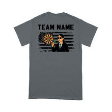 Load image into Gallery viewer, US Flag Dartboard Grunge Custom Name Shirts Dart Shirts For Women, Darts For Gift NYN0175