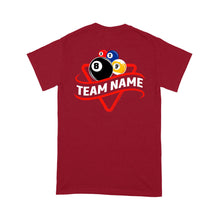 Load image into Gallery viewer, Billiard 8 Ball &amp; 9 Ball Pool T-Shirts Customized Billiard Team Shirts For Pool Player TDM3911