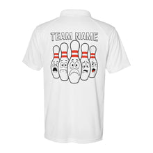 Load image into Gallery viewer, Funny Bowling Pins Performance Polo Shirts, Bowling Team league Jerseys D03 NQS9884
