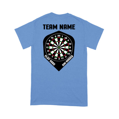 Play Hard Aim Harder Custom Dart Team Shirts For Men And Women, Darts Gift NYN0170