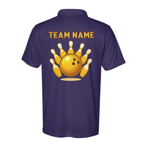 Bowling and beer custom team name Bowling Performance Polo shirt, bowling team jerseys D02 NQS9919