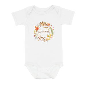 Custom Fall Fishing Infant Fishing Shirts, Fall Fishing Baby Onesie Thanksgiving Newborn IPHW7142