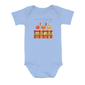 Cute Fishing Bobbers Custom Halloween Infant Fishing Shirts, Fall Fishing Newborn Baby Onesie IPHW7146