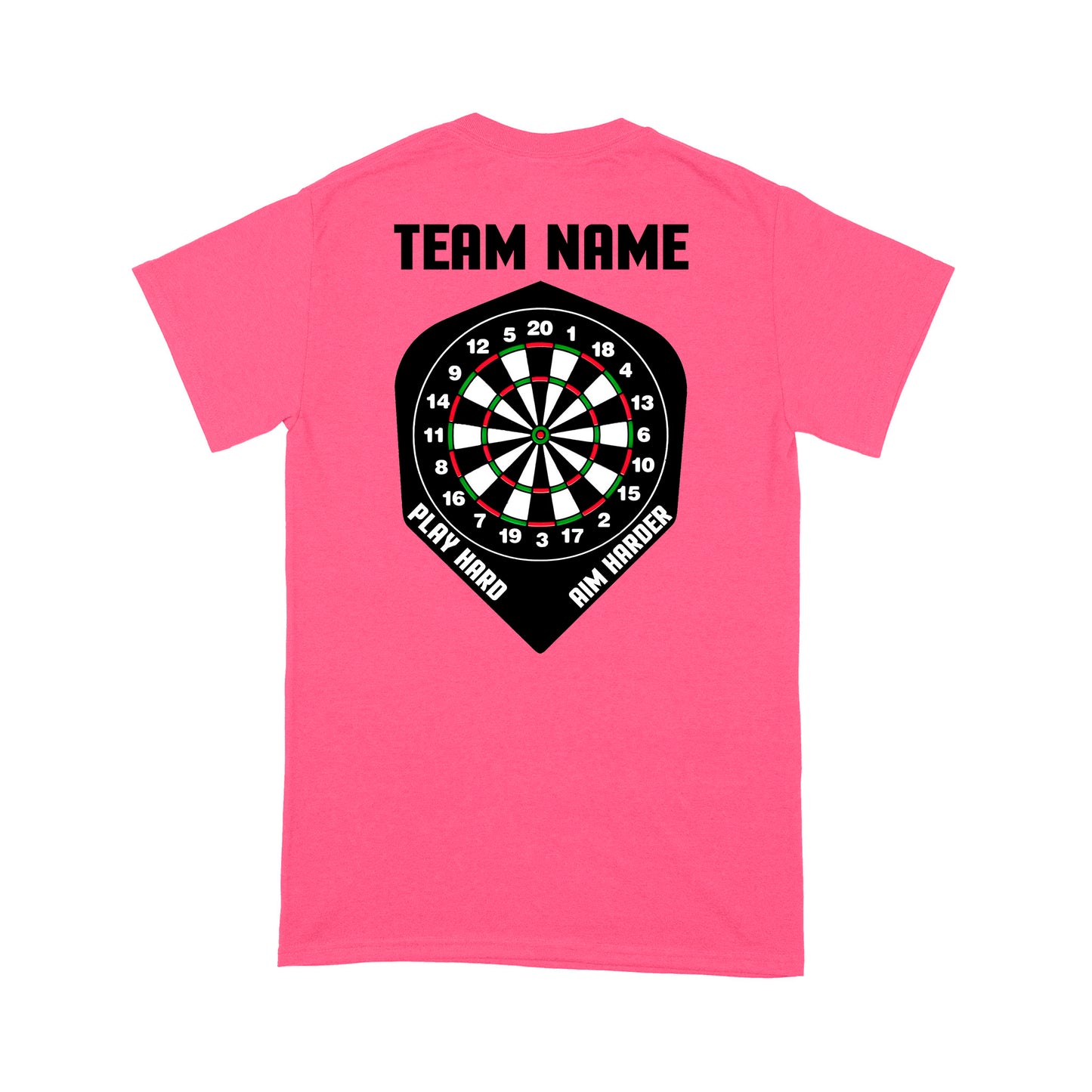 Play Hard Aim Harder Custom Dart Team Shirts For Men And Women, Darts Gift NYN0170