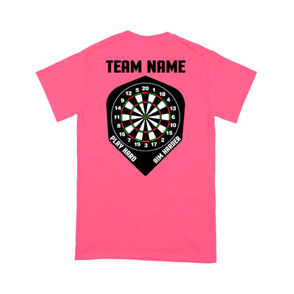 Play Hard Aim Harder Custom Dart Team Shirts For Men And Women, Darts Gift NYN0170