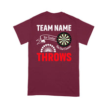 Load image into Gallery viewer, Be Quite The Dart Queen Throws Dart T-Shirt, Custom Darts Team Shirt, Darts For Gift NYN0118
