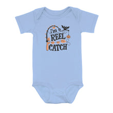 Load image into Gallery viewer, Cute Halloween Infant Fishing Shirt I&#39;M Reel Catch Baby Onesie Newborn Outfits Bodysuit IPHW7136
