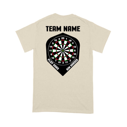 Play Hard Aim Harder Custom Dart Team Shirts For Men And Women, Darts Gift NYN0170