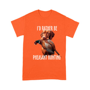 Vizsla Dog Pheasant Hunting T-shirt FSD4587