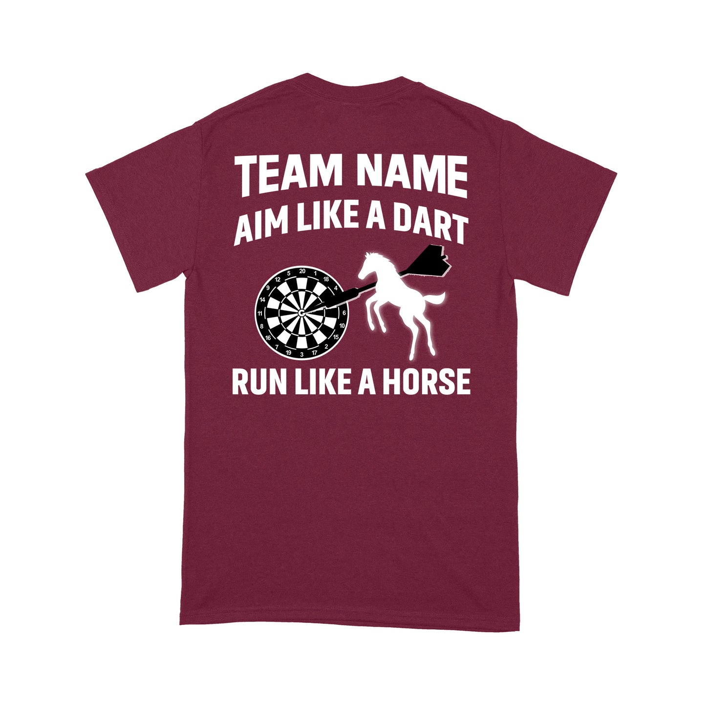 Darts And Horse On Shirt, Custom Darts Team Shirt For Men-Women, Darts For Gift NYN0130