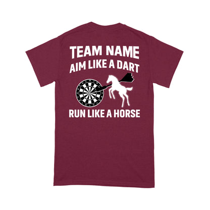 Darts And Horse On Shirt, Custom Darts Team Shirt For Men-Women, Darts For Gift NYN0130