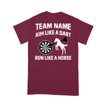 Load image into Gallery viewer, Darts And Horse On Shirt, Custom Darts Team Shirt For Men-Women, Darts For Gift NYN0130
