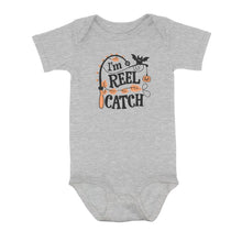 Load image into Gallery viewer, Cute Halloween Infant Fishing Shirt I&#39;M Reel Catch Baby Onesie Newborn Outfits Bodysuit IPHW7136