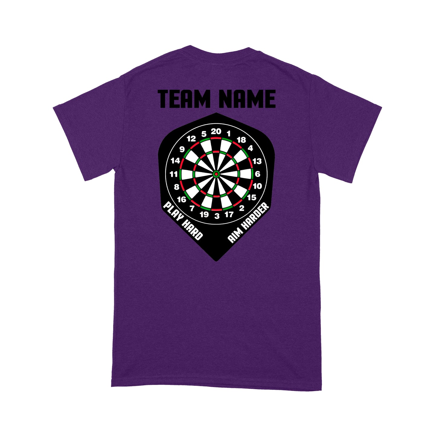 Play Hard Aim Harder Custom Dart Team Shirts For Men And Women, Darts Gift NYN0170