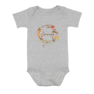 Custom Fall Fishing Infant Fishing Shirts, Fall Fishing Baby Onesie Thanksgiving Newborn IPHW7144