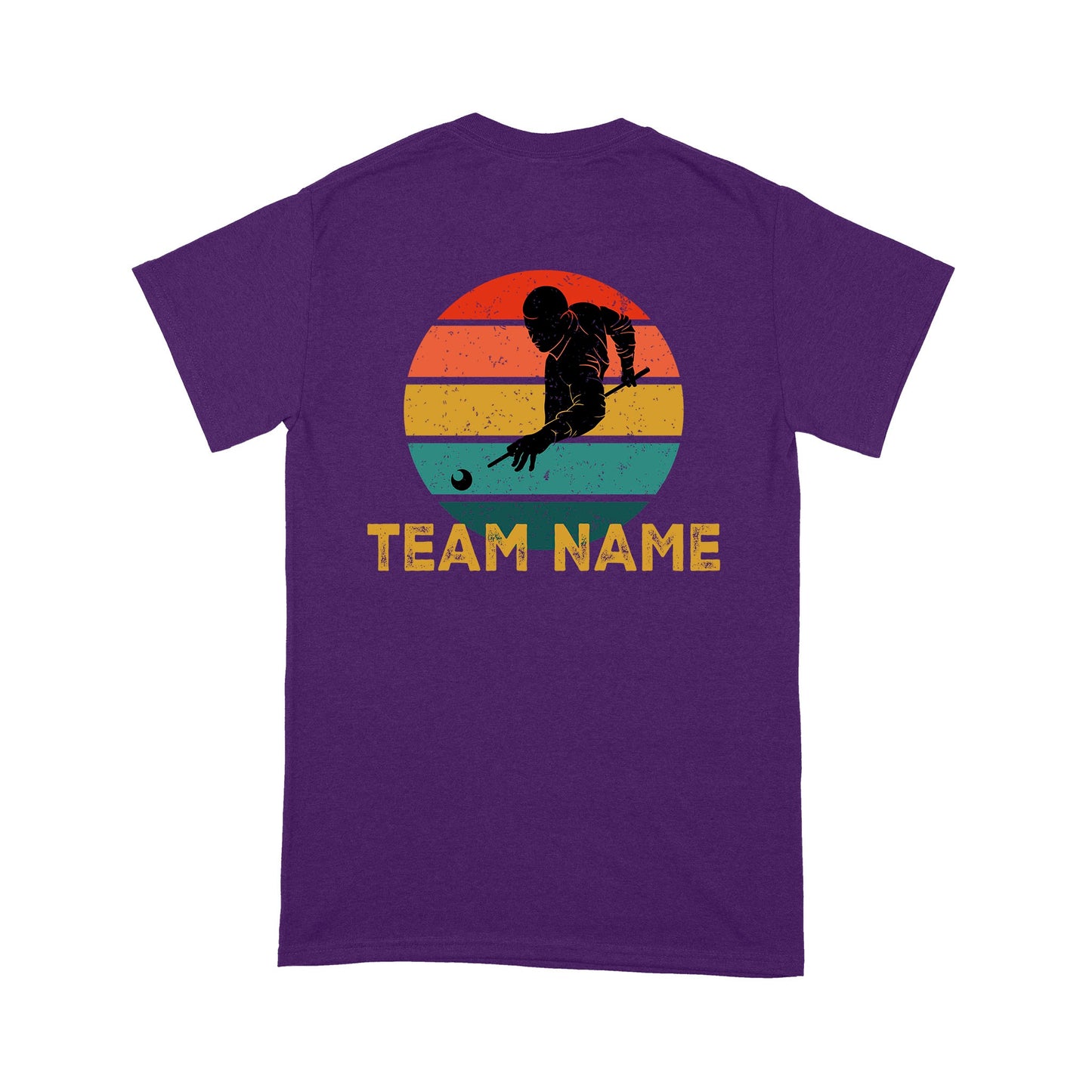Custom Retro Billiards T-Shirt For Team, Tshirt For Pool Players, Vintage Pool Billiard Shirts TDM3892