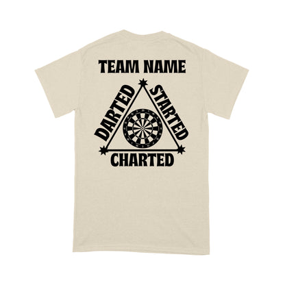 Darted Started Charted Custom Dart Team Shirts For Men-Women, Darts For Gift NYN0179