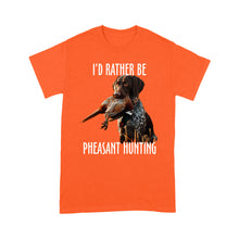 Load image into Gallery viewer, German Shorthaired Pointer Pheasant Hunting T-shirt FSD4584