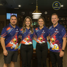 Load image into Gallery viewer, Funny Chicken Billiard Shirts for Men Custom 9 Ball Billiard Jersey Pool Shirt BHT12