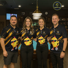 Load image into Gallery viewer, Customized Funny Chicken Billiard  8 Ball Pool Shirts for Women Billiard Jersey for Team Polo &amp; 1/4 Zip BHT4