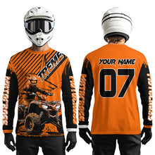 Load image into Gallery viewer, Orange ATV Racing Jersey Upf30+ Custom Motocross Jersey Men Women Extreme Riding Shirt for Kids MHT200