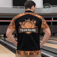 Load image into Gallery viewer, Tiger Bowling Shirt Custom Bowling Team Jersey for Men Bowling Outfit Polo &amp; 1/4-Zip QZT772