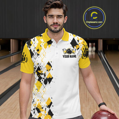 Custom Funny Beer Bowling Team Shirts for Men Bowling League Jersey QZT1280