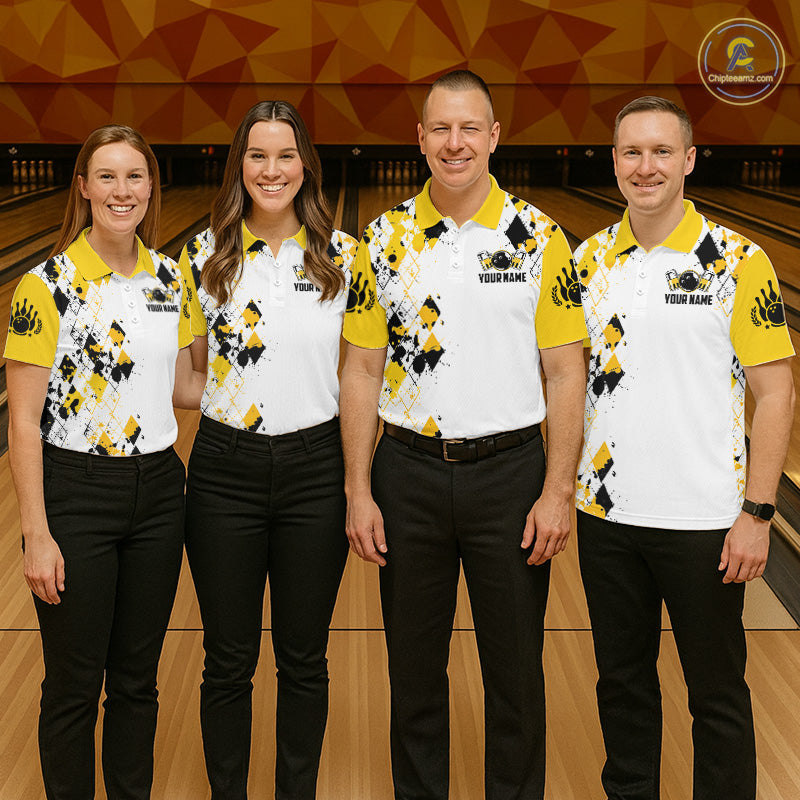 Custom Funny Beer Bowling Team Shirts for Men Bowling League Jersey QZT1280