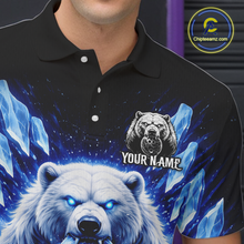 Load image into Gallery viewer, Custom Polar Beer Bowling Shirt for Men Ice Bowling Jersey Polo &amp; 1/4-Zip Bowling Uniform for Team QZT972