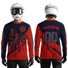 Load image into Gallery viewer, Red Motocross Jersey Custom for Men Women Kid Dirt Bike Shirts Motorcycle Shirt XM434