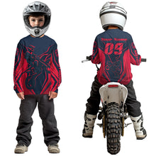 Load image into Gallery viewer, Red Custom Motocross Jersey Men Women Kid Dirt Bike Shirts Motorcycle Riding Shirt XM441