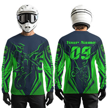 Load image into Gallery viewer, Green Custom Motocross Jersey Men Women Kid Dirt Bike Shirts Motorcycle Riding Shirt XM441