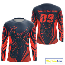 Load image into Gallery viewer, Orange Custom Motocross Jersey Men Women Kid Dirt Bike Shirts Motorcycle Riding Shirt XM441