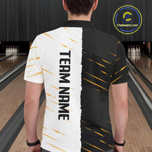 Load image into Gallery viewer, Beer Bowling Shirts Black&amp;White Beer Bowling Jersey for Team Women Men Bowl League MBL259