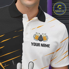 Load image into Gallery viewer, Beer Bowling Shirts Black&amp;White Beer Bowling Jersey for Team Women Men Bowl League MBL259