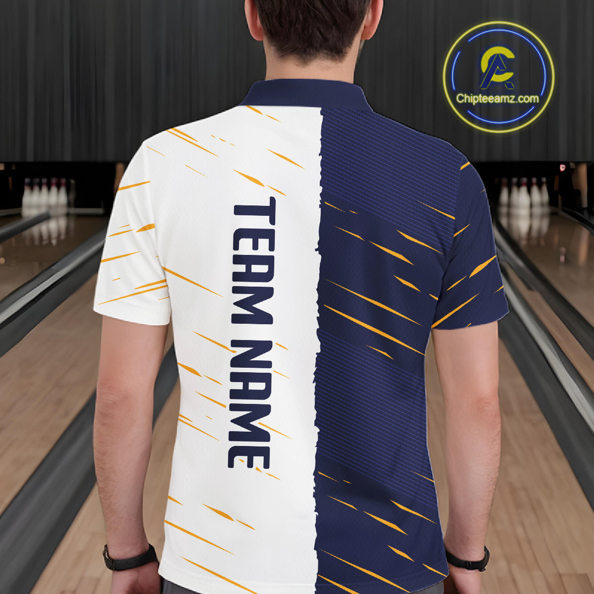 Beer Bowling Shirts Blue&White Beer Bowling Jersey for Team Women Men Bowl League MBL259