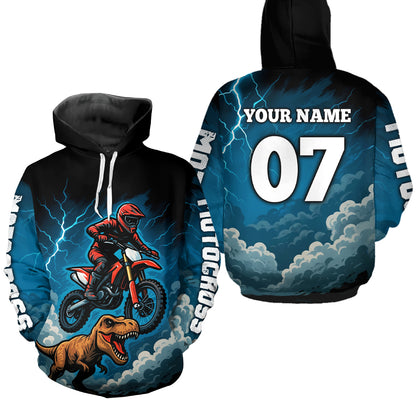 Custom Motocross Hoodie for Men Women Dirt Bike Racing Hoodie Custom Riding Shirt MH413