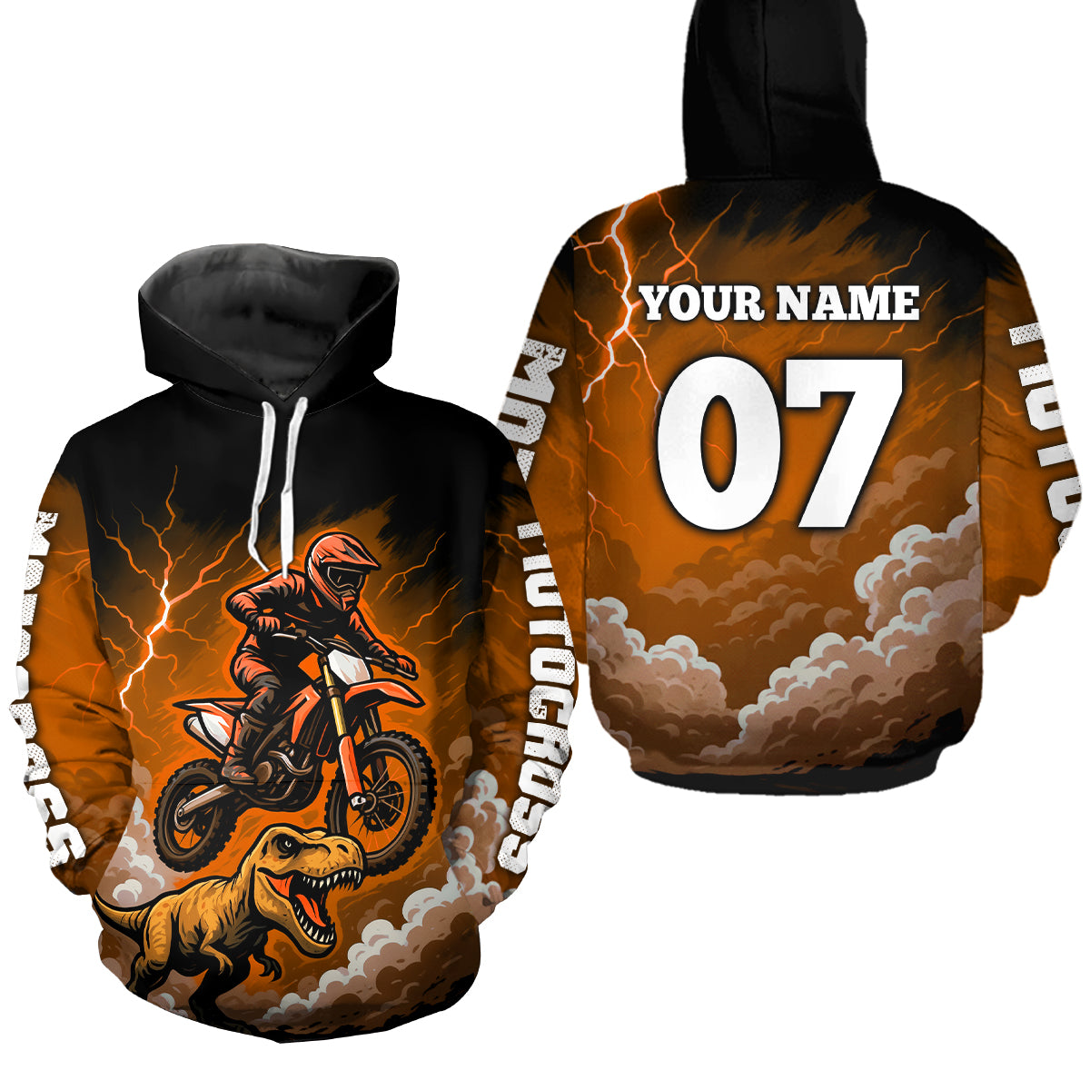 Custom Motocross Hoodie for Men Women Dirt Bike Racing Hoodie Custom Riding Shirt MH413