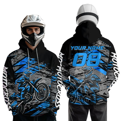 Custom Motocross Hoodie Men Women Adult Dirt Bike Hoodie Off road Racing Shirt MH415