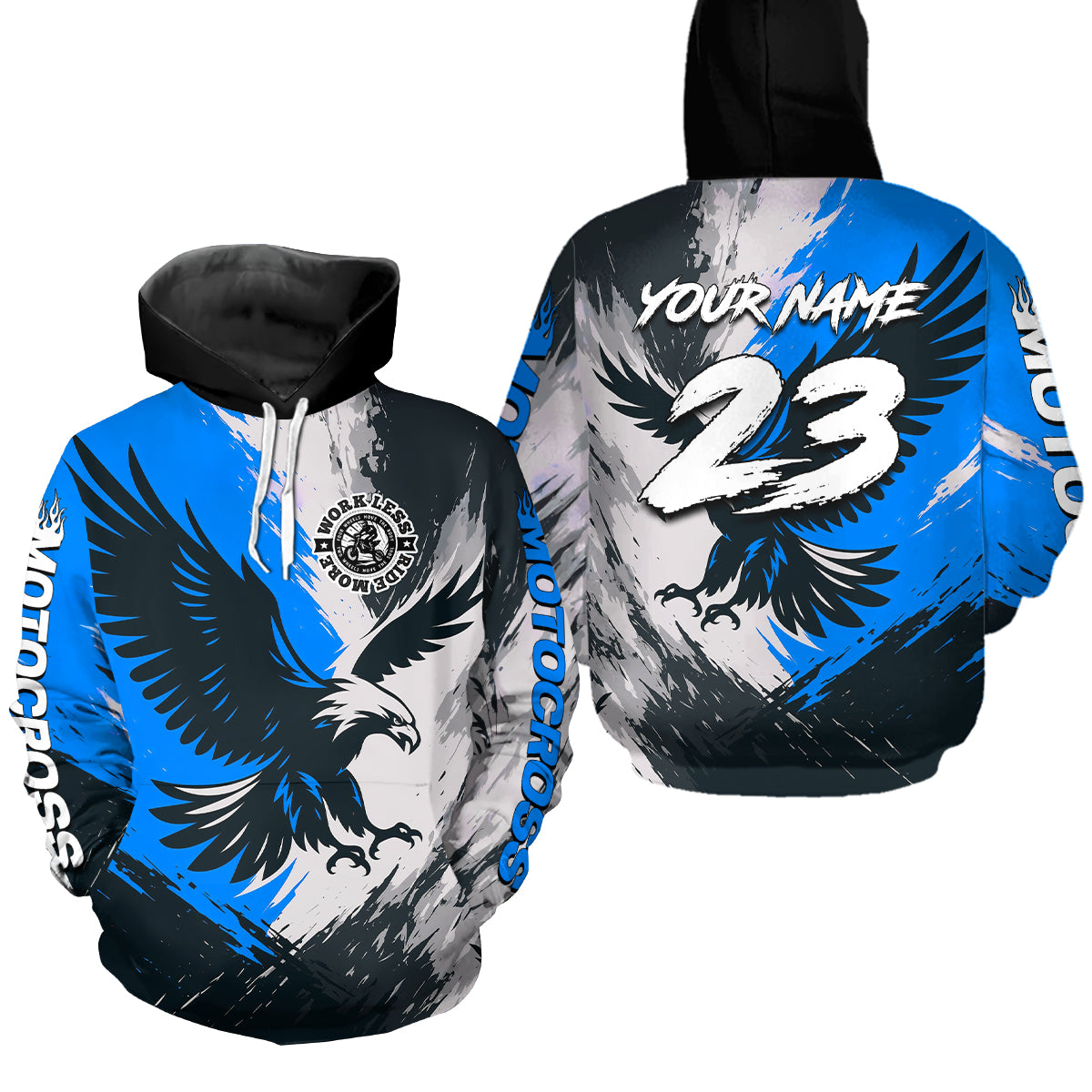 Eagle Motocross Hoodie for Men Women Dirt Bike Racing Hoodie Adult Hooded Shirt MH421