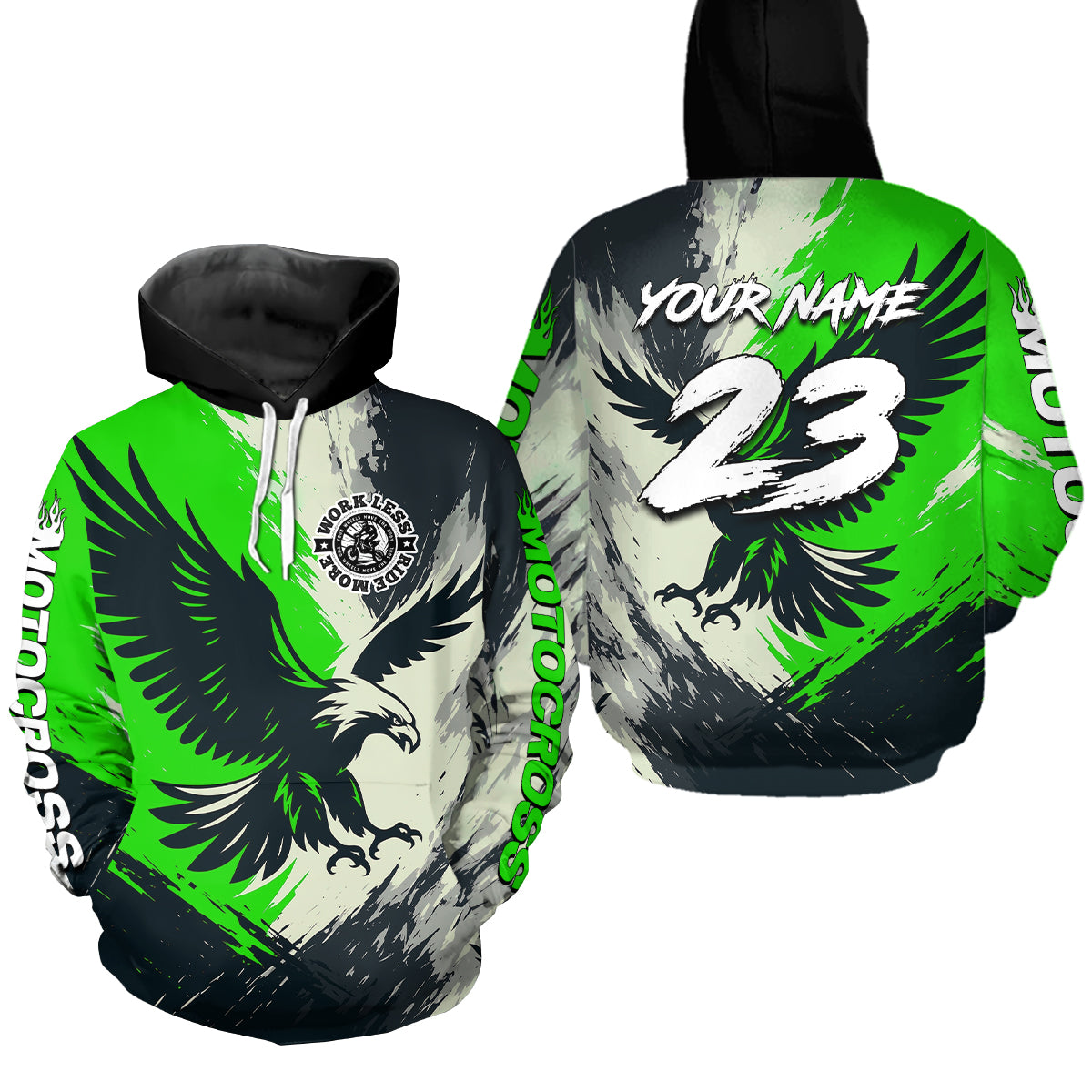 Eagle Motocross Hoodie for Men Women Dirt Bike Racing Hoodie Adult Hooded Shirt MH421
