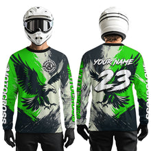 Load image into Gallery viewer, Green Eagle Custom Motocross Racing Jersey Kid Women Men Dirt Bike Shirts Riding Shirt XM421